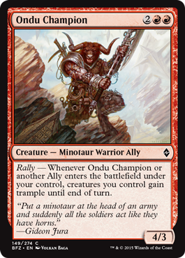 Ondu Champion (Battle for Zendikar) Near Mint