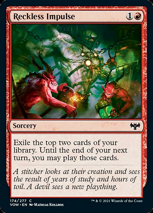 Reckless Impulse (Innistrad: Crimson Vow) Near Mint