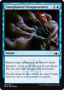 Unexplained Disappearance (Guilds of Ravnica) Near Mint Foil