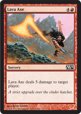 Lava Axe (Magic 2014 Core Set) Near Mint Foil