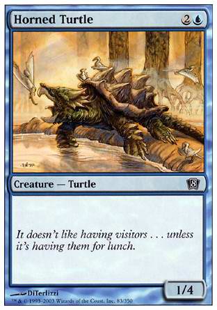 Horned Turtle (8th Edition) Medium Play