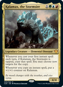 Kalamax, the Stormsire (Commander 2020 Ikoria) Light Play