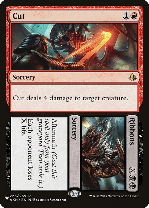 Cut // Ribbons (The List) Light Play