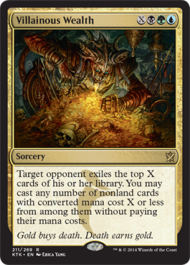 Villainous Wealth (Khans of Tarkir) Medium Play