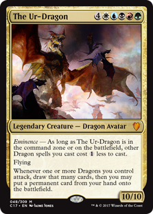 The Ur-Dragon (Commander 2017) Light Play Foil