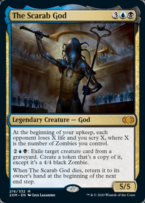 The Scarab God (Double Masters) Near Mint