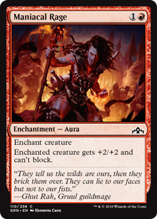 Maniacal Rage (Guilds of Ravnica) Near Mint
