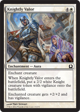 Knightly Valor (Return to Ravnica) Near Mint