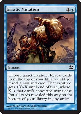 Erratic Mutation (Modern Masters) Near Mint Foil