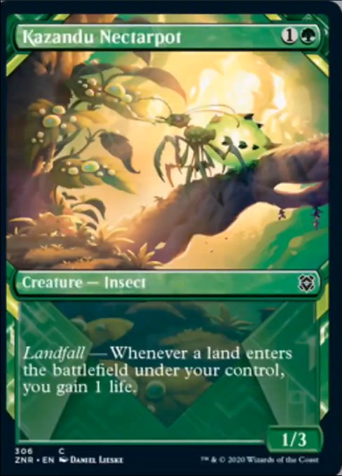 Showcase Kazandu Nectarpot (Zendikar Rising) Near Mint Foil