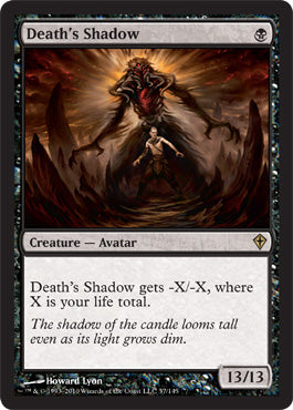 Death's Shadow (Worldwake) Medium Play Foil