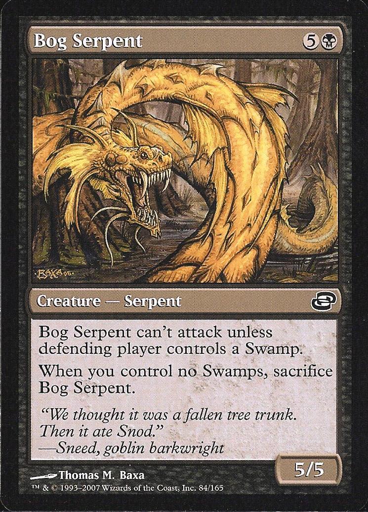 Bog Serpent (Planar Chaos) Medium Play