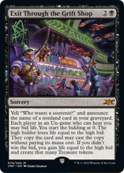 Exit Through the Grift Shop (Unfinity) Near Mint Foil