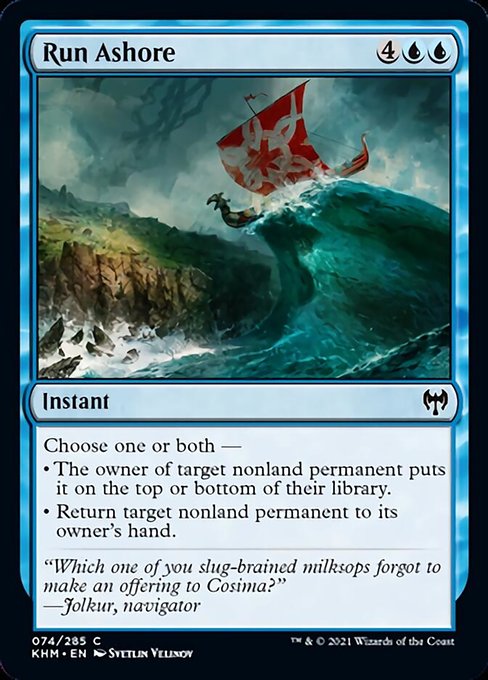 Run Ashore (Kaldheim) Near Mint