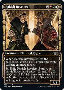 Rakish Revelers (Gilded Foil) (Streets of New Capenna) Near Mint Foil
