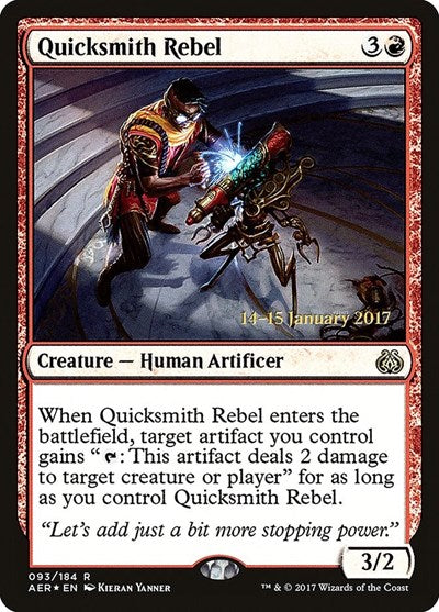 Quicksmith Rebel (Promos: Prerelease Cards) Light Play Foil