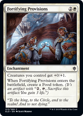 Fortifying Provisions (Throne of Eldraine) Near Mint Foil