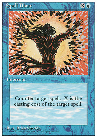 Spell Blast (4th Edition) Medium Play