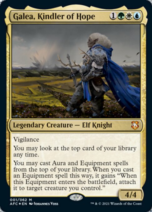 Galea, Kindler of Hope (Commander 2021 Forgotten Realms) Near Mint Foil