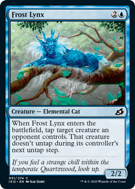 Frost Lynx (Ikoria: Lair of Behemoths) Near Mint