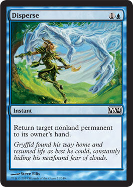 Disperse (Magic 2014 Core Set) Medium Play