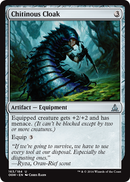 Chitinous Cloak (Oath of the Gatewatch) Near Mint Foil