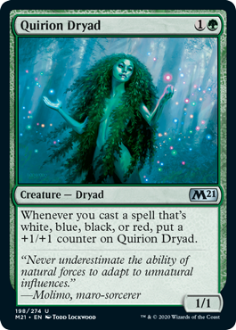 Quirion Dryad (Magic 2021 Core Set) Near Mint