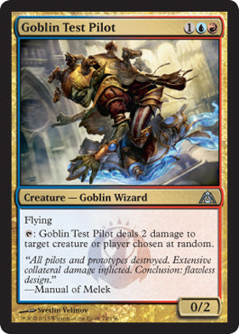 Goblin Test Pilot (Dragon's Maze) Medium Play Foil