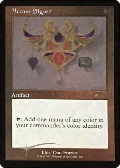 Arcane Signet 589 (Foil Etched) (Secret Lair) Near Mint Foil