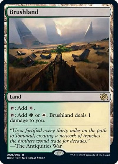 Brushland (The Brothers' War) Near Mint Foil