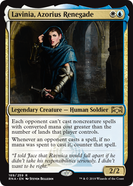 Lavinia, Azorius Renegade (Ravnica Allegiance) Light Play