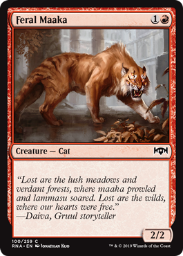Feral Maaka (Ravnica Allegiance) Near Mint