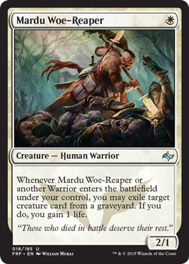 Mardu Woe-Reaper (Fate Reforged) Medium Play