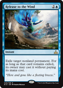 Release to the Wind (Rivals of Ixalan) Light Play