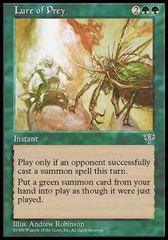 Lure of Prey (Mirage) Light Play