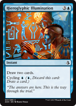 Hieroglyphic Illumination (Amonkhet) Medium Play