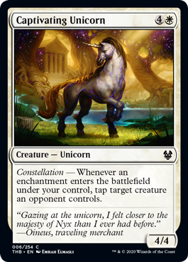 Captivating Unicorn (Theros Beyond Death) Near Mint