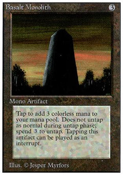 Basalt Monolith (Unlimited) Near Mint