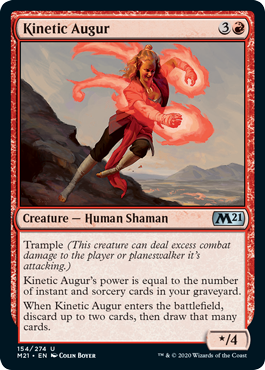 Kinetic Augur (Magic 2021 Core Set) Near Mint