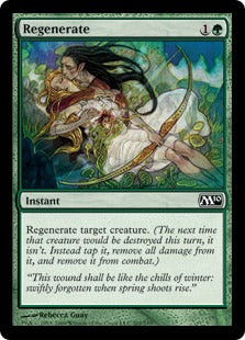 Regenerate (Magic 2010 Core Set) Medium Play