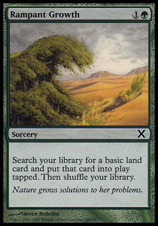 Rampant Growth (10th Edition) Medium Play Foil
