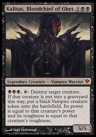 Kalitas, Bloodchief of Ghet (Zendikar) Near Mint