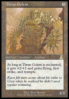 Thran Golem (Urza's Destiny) Near Mint Foil