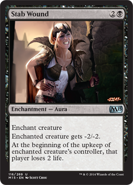 Stab Wound (Magic 2015 Core Set) Near Mint