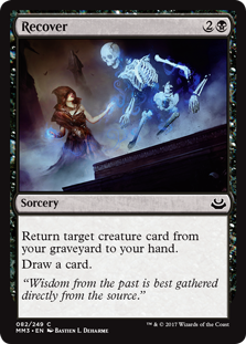 Recover (Modern Masters 2017) Medium Play