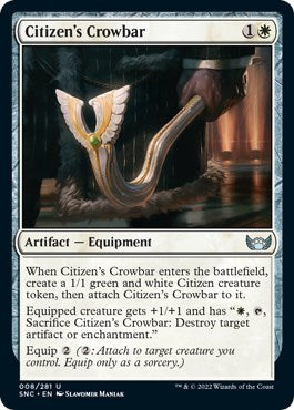 Citizen's Crowbar (Streets of New Capenna) Near Mint Foil