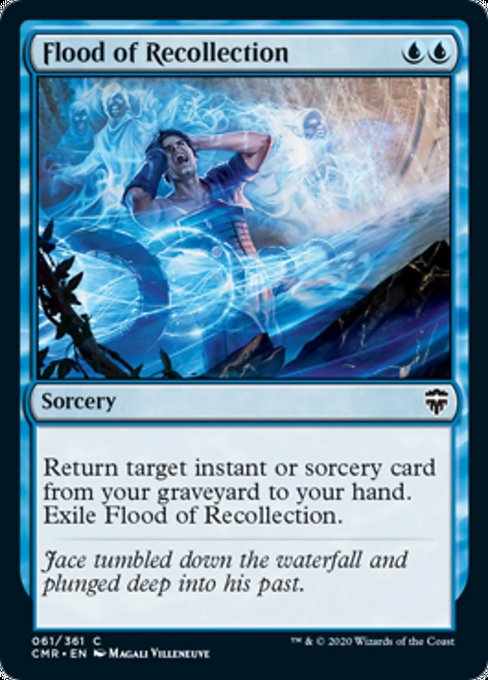 Flood of Recollection (Commander Legends) Medium Play