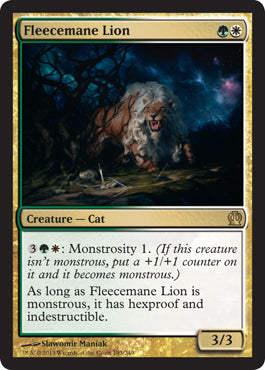 Fleecemane Lion (Theros) Medium Play Foil