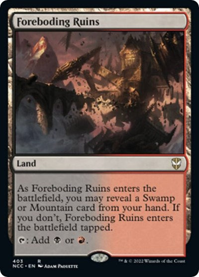 Foreboding Ruins (Commander: Streets of New Capenna) Near Mint