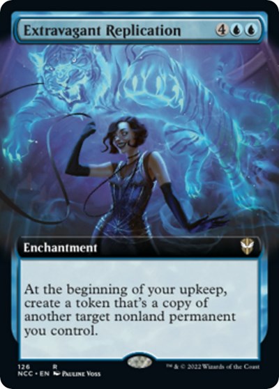 Extravagant Replication (Extended Art) (Commander: Streets of New Capenna) Near Mint